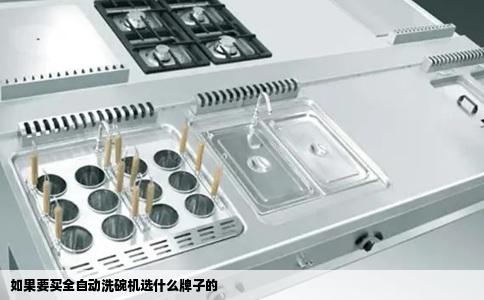 如果要买全自动洗碗机选什么牌子的