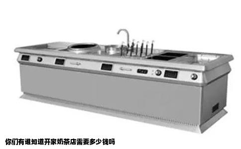 你们有谁知道开家奶茶店需要多少钱吗