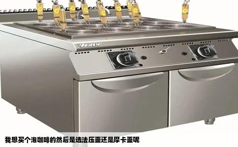 我想买个泡咖啡的然后是选法压壶还是摩卡壶呢