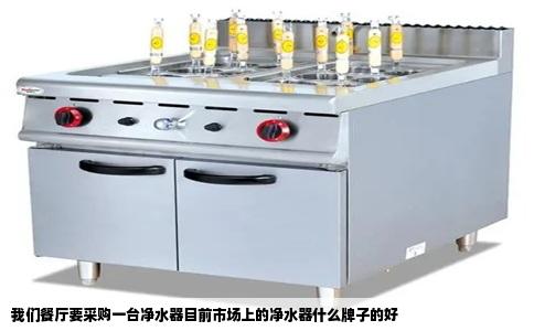 我们餐厅要采购一台净水器目前市场上的净水器什么牌子的好