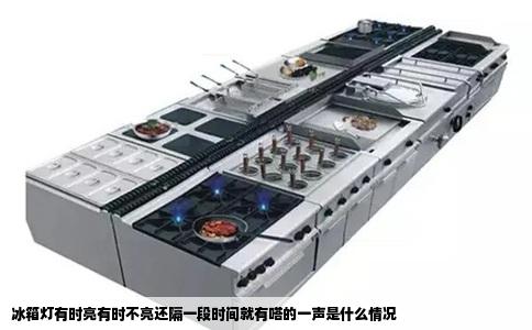 冰箱灯有时亮有时不亮还隔一段时间就有嗒的一声是什么情况