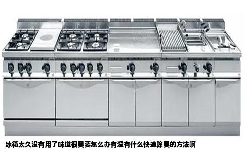 冰箱太久没有用了味道很臭要怎么办有没有什么快速除臭的方法啊