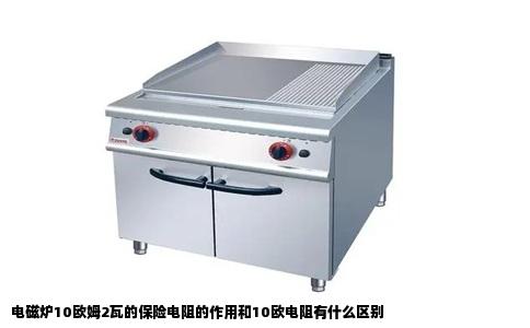 电磁炉10欧姆2瓦的保险电阻的作用和10欧电阻有什么区别