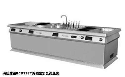 海信冰箱BCD197T冷藏室怎么调温度