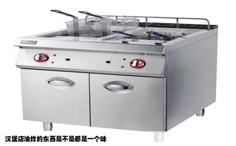 汉堡店油炸的东西是不是都是一个味