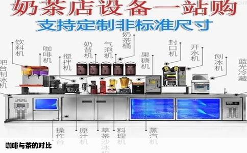 咖啡与茶的对比