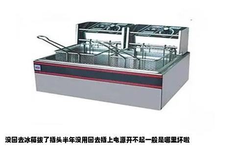 没回去冰箱拔了插头半年没用回去插上电源开不起一般是哪里坏啦