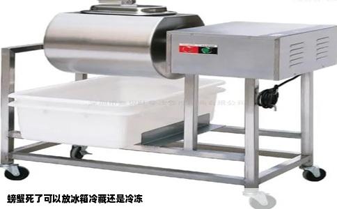 螃蟹死了可以放冰箱冷藏还是冷冻