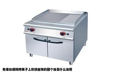 有谁知道烧烤摊子上吃铁板烧的那个油是什么油啊
